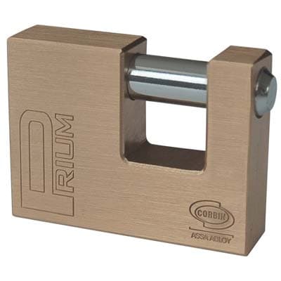 Lucchetto Rettangolare Yale Corbin Ottone Chiavi 2 mm 50 - 2
