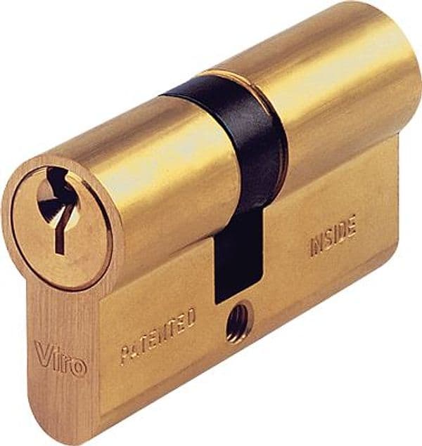 Cilindro Sagomato 700 Viro Ottone Chiavi 3 Camma DIN Mm 54 27 con 27 - 2