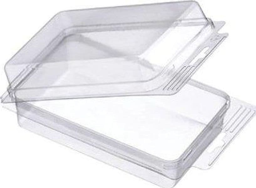 Bivalva Rigida PVC Trasparente 50 x 50 mm H 20 mm 100 Pezzi - 2
