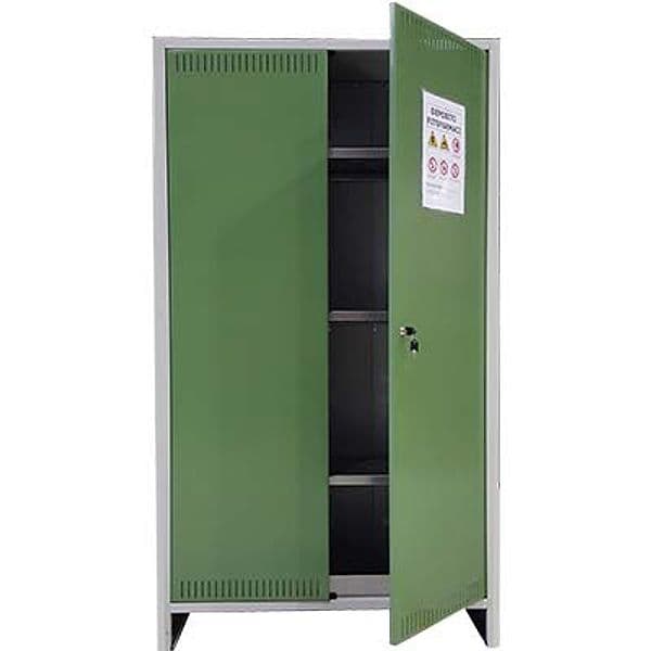 Armadio Fitofarmaci Smontato Prometal Vern Grigio Verde H.mm 1795 mm