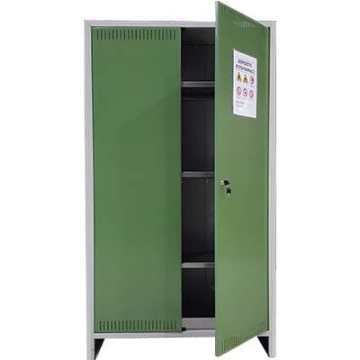 Armadio Fitofarmaci Smontato Prometal Vern Grigio Verde H.mm 1795 mm - 2