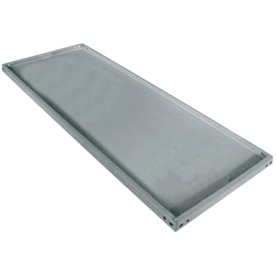 Ripiano Metallico Senza Rinforzo Prometal Grigio 60 x 30 cm 5 Pezzi - 2