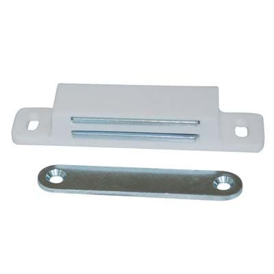 Cricchetto Magnetico Sportelli 652 Bianco 87 x 18 mm 12 kg H 15 mm 25 Pezzi - 2