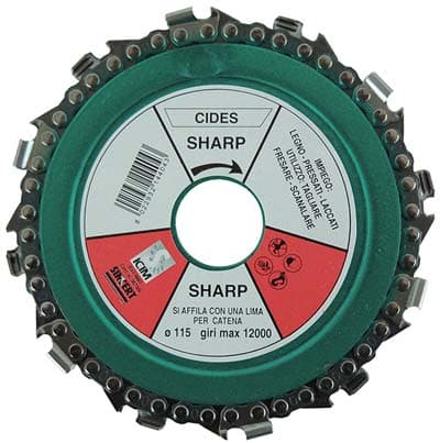 Lama Circolare Taglio a Catena per Legno Mm 115X22,2 - 2