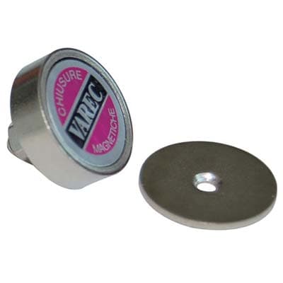 Cricchetto Magnetico a Pasticca Rpv Varec 3,0 kg 22 mm 12 Pezzi - 2