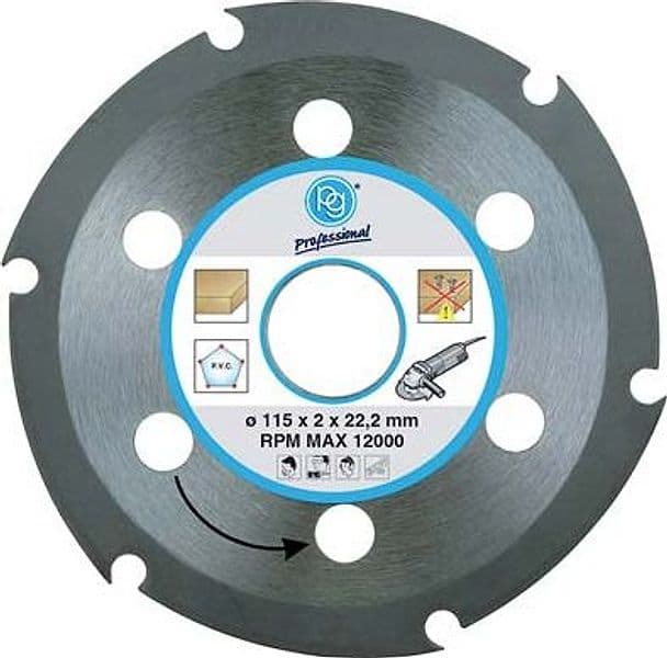 Lama Circolare Taglio per Legno PG 419.90 Denti 115 x 22,2 mm 2 Pezzi - 2