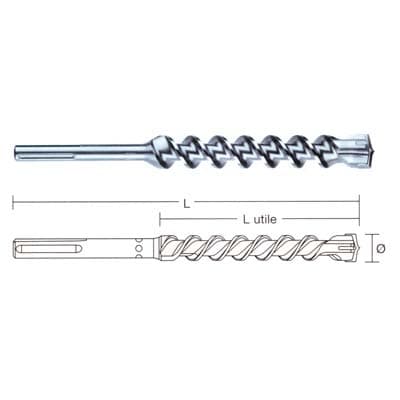 Punta Martello Sds Max Makita Mm 35X570 - 2