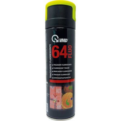 Tracciatori Spray Fluorescenti 64 Vmd Giallo 500 ml 3 Pezzi - 2