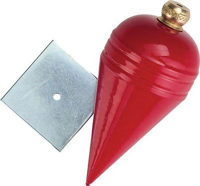 Piombo a Pera con Piastrina Acciaio Vern 300 g 6 Pezzi - 2
