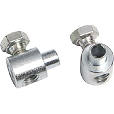 Morsetto Zincato Vite Laterale Self 3,0 mm 4 Pezzi - 2