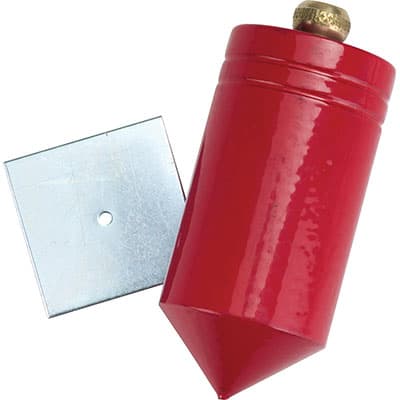 Piombo Cilindrico con Piastrina Acciaio Vern 500 g 6 Pezzi - 2