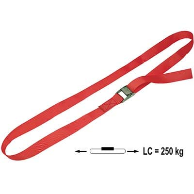 Cinghia ad Anello Effe L.1,5 m 250 kg H 25 mm 8 Pezzi - 2