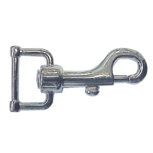Moschettone Redine Zama Nichelata L. con 27 x 10 mm 80 mm 10 Pezzi - 2