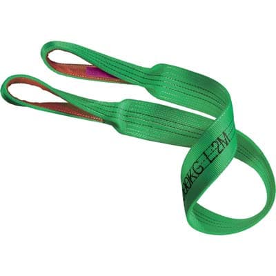 Cinghia Sollevamento Robur Asole Rinforzate KG.2000 L.3 m Verde - 2