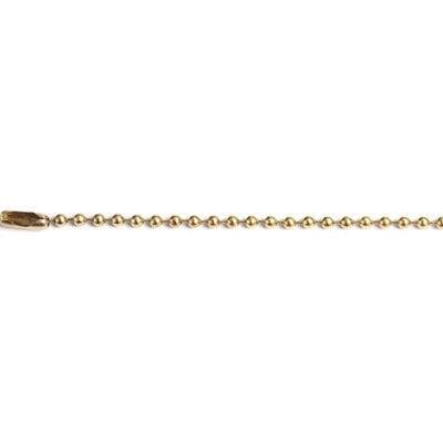 Catena a Perline con Chiusura Self Ottonata 2 m Ø 3,6 mm 3 Pezzi - 2