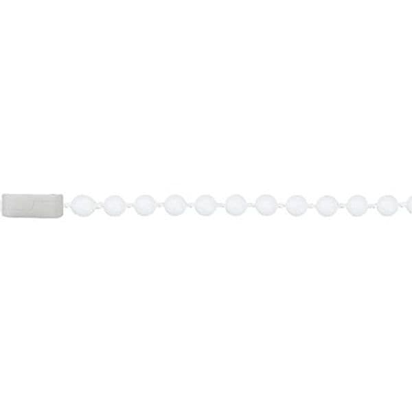 Catena a Perline con Chiusura Self Bianca 2 m Ø 4,5 mm 3 Pezzi – Za