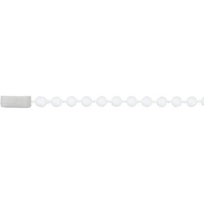 Catena a Perline con Chiusura Self Bianca 2 m Ø 4,5 mm 3 Pezzi - 2