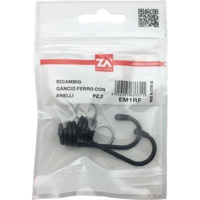 Gancio Metallo per Corda Elastica 8 5 mm 2 Pezzi - 2