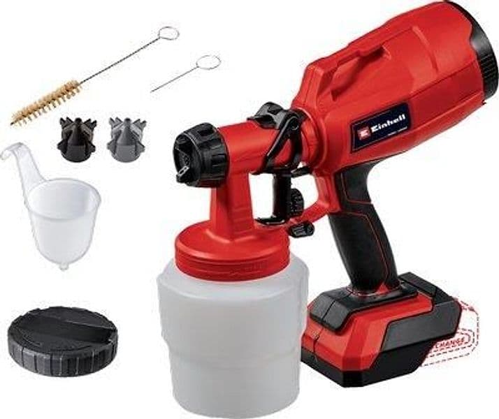 Pistola Verniciatura Batteria Tcsy 18 a 60 Einhell Xchange Solo Corpo - 2