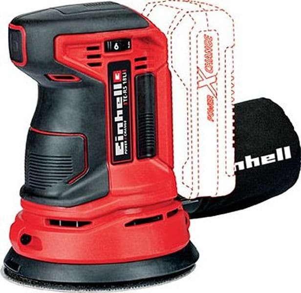 Levigatrice Rotorbitale Batteria TERS18LI Einhell Volt 18 Xchange Solo - 2