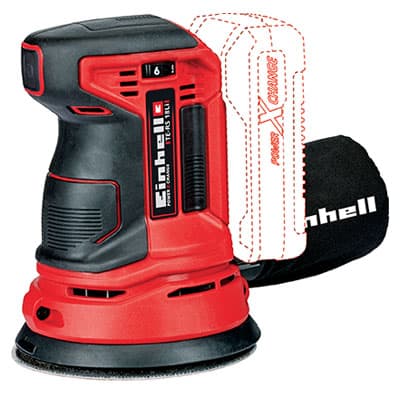 Levigatrice Rotorbitale Batteria TERS18LI Einhell Volt 18 Xchange Solo - 2