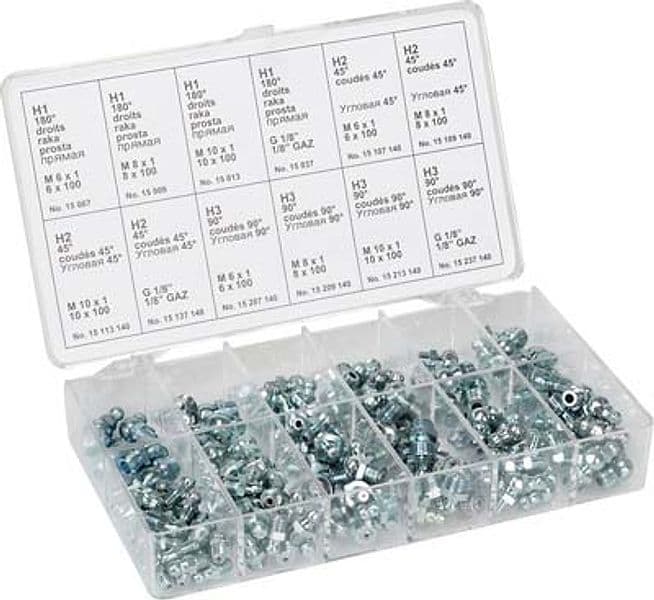 Testine per Ingrassatori in Kit Pressol Nr 140 - 2