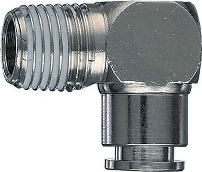 Gomito Auto Ac Filetto Maschio 50 C Ani 8 mm x 1/4 M 10 Pezzi - 2