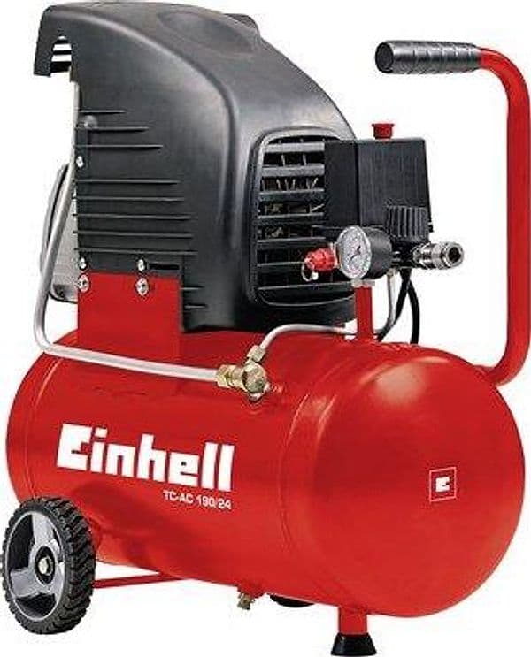 Compressore Ac Coassiale Tcac 190 a 24 Einhell Lubrificato Lt 24 HP 2 - 2