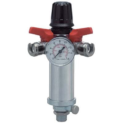 Regolatore Pressione Ac 31 A5 Ani Attacco ?m 2 Uscite con Manometro - 2
