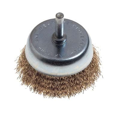 Spazzola Acciaio a Tazza con Gambo PG 480.00 g 6 x 25 mm 50 mm 5 Pezzi - 2