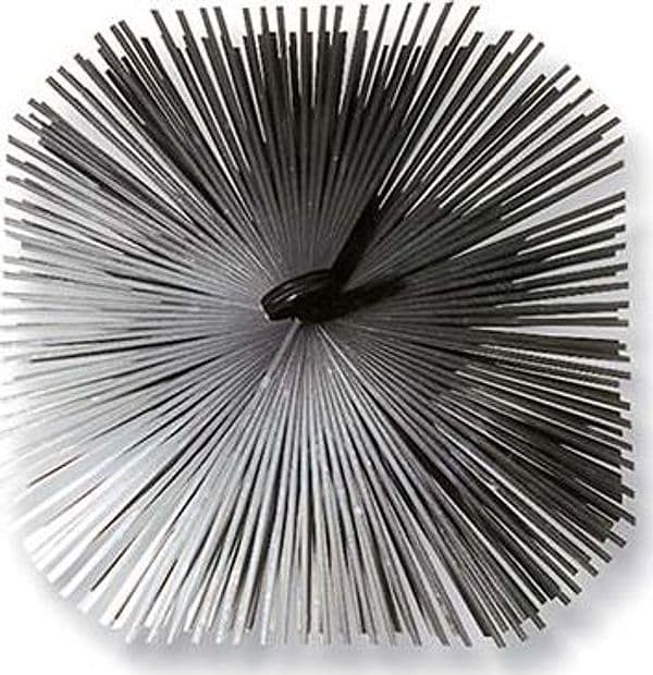Scovolo Acciaio per Camino Domus Ma 12 350 x 350 mm 2 Pezzi - 2