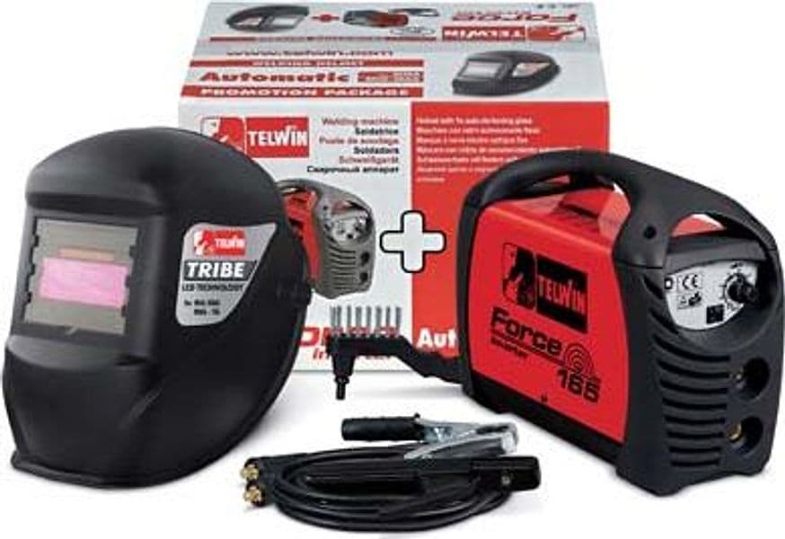 Saldatrice Inverter Force 165 con Maschera Telwin Volt 230 a 150 - 2