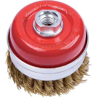 Spazzola Acciaio Ritorto a Tazza con Filetto PG 485.75 mm 85 F.M14 - 2