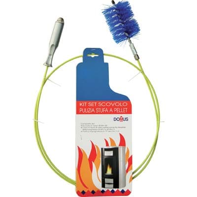 Scovolo Kit Pulizia Stufa Pellet Domus H.2,00 m 80 mm - 2
