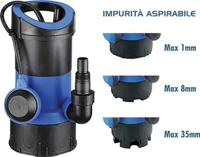 Elettropompa Combinata ABS Effe Volt 230 Watt 750 HP 1,0 Lt M Max 215 H.mt - 2