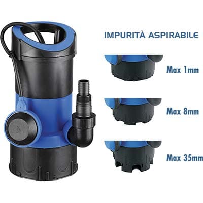 Elettropompa Combinata ABS Effe Volt 230 Watt 750 HP 1,0 Lt M Max 215 H.mt - 2