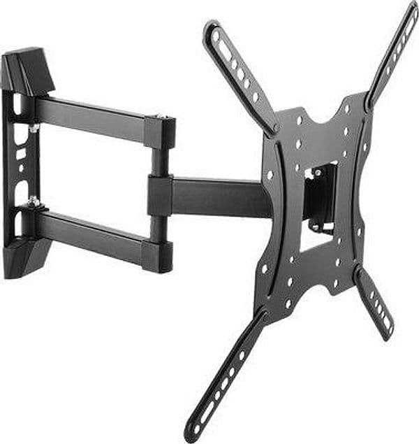 Supporto Tv Piatta Br LED 41 Bravo Acciaio Verniciato Nero 32 a 55 90 ° Kg - 2