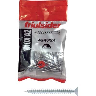 Vite Truciolare TSP Inox A2 Self Friulsider 5,0 x 50 mm 25 Pezzi - 2