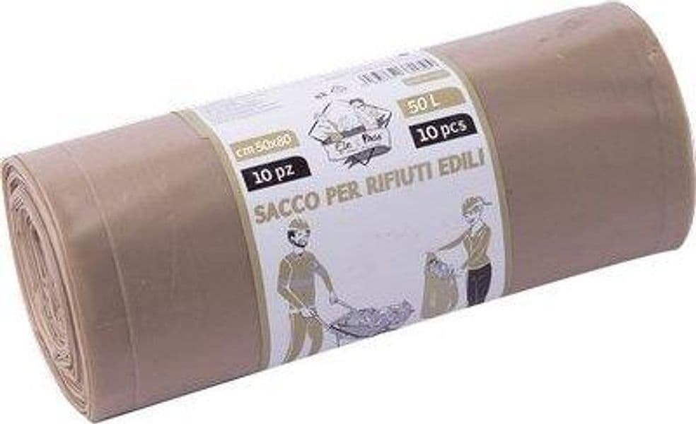 Sacco Detriti Edili Elepacking 90 g My 120 50 x 80 cm 10 Pezzi - 2