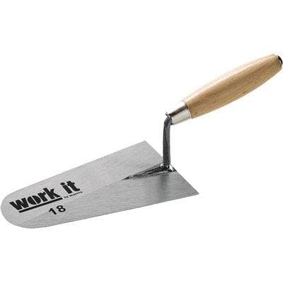 Cazzuola Punta Tonda Work It Ausonia M.legno 19 cm 6 Pezzi - 2