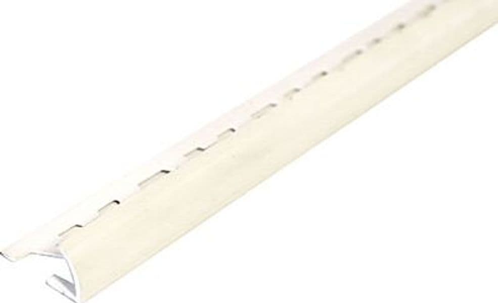 Profilo Jolly Ecorond Arcansas PVC Bianco H 8 x 21,5 mm 250 cm 10 Pezzi - 2