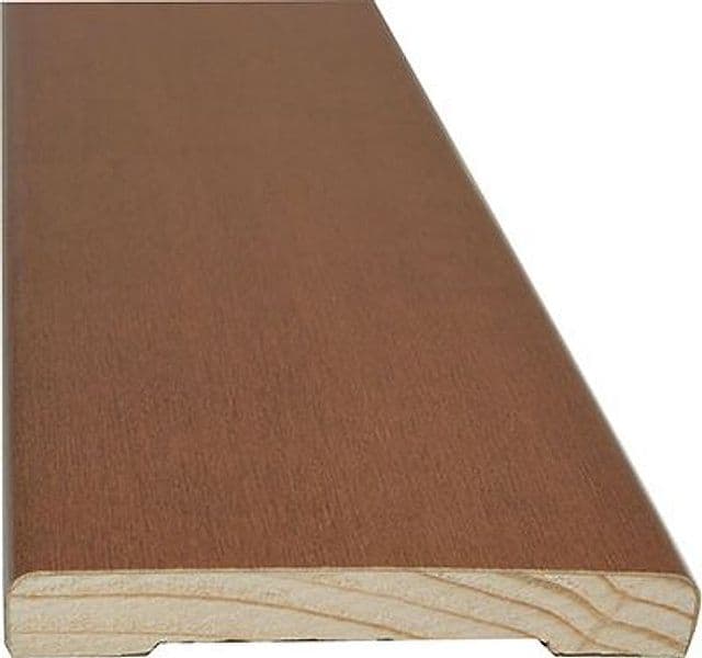 Coprifilo Liscio Pircher Abete Noce Chiaro 10 x 70 mm H 2250 mm 10 Pezzi - 2