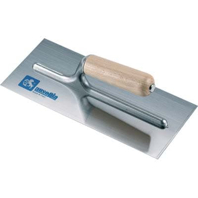 Frattone Acciaio Ausonia Base Alluminio Legno 100 x 240 mm 2 Pezzi - 2