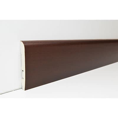 Battiscopa Liscio Pircher Abete Noce Scuro 10 x 70 mm H 2250 mm 10 Pezzi - 2