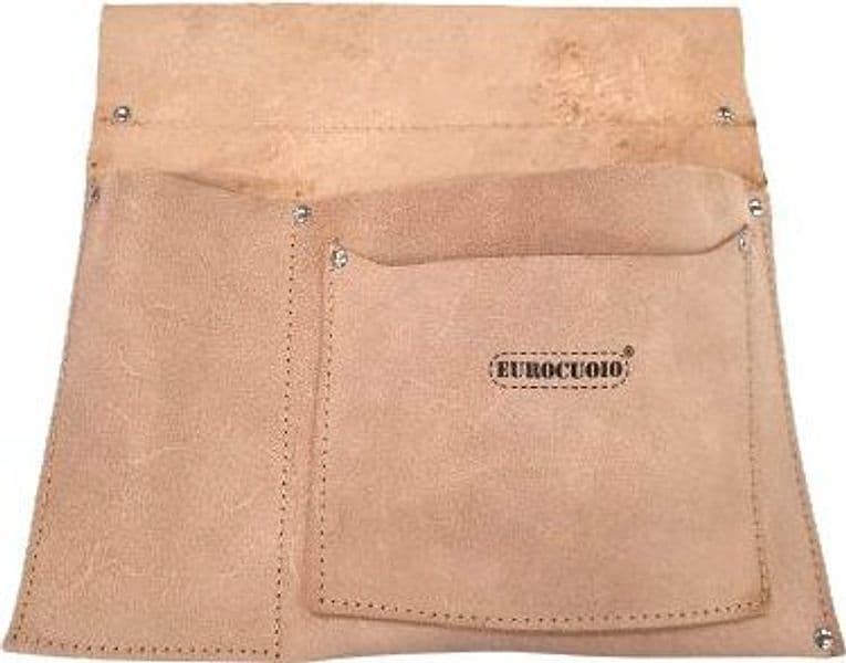 Borsa Carpentiere 3 Tasche Crosta Bovina Cm 30X30 - 2