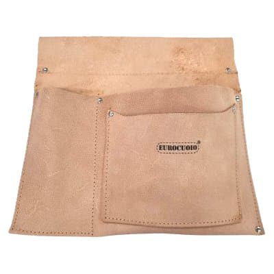 Borsa Carpentiere 3 Tasche Crosta Bovina Cm 30X30 - 2