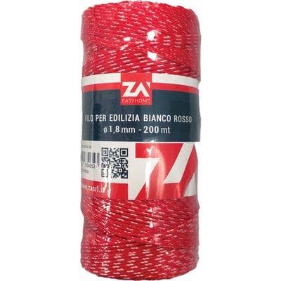 Filo Edilizia Bianco Rosso Ppl 200 m 3 Pezzi - 2