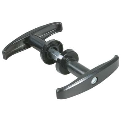 Martellina per Porta Basculante Q8 Nera 25 a 38 mm 15 Pezzi - 2