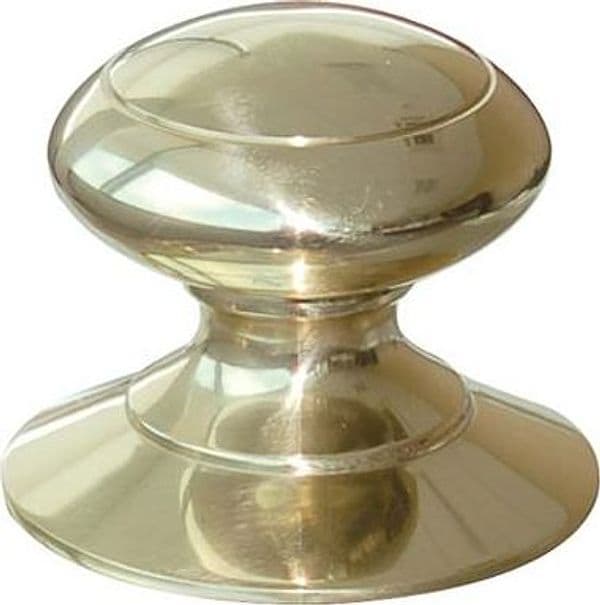 Pomolo per Portone Spagna Cottali Ottone Lucido D.mm 72 Base D.mm 84