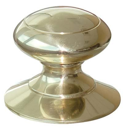 Pomolo per Portone Spagna Cottali Ottone Lucido D.mm 72 Base D.mm 84 - 2